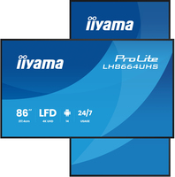 iiyama ProLite LH8664UHS-B3AG 86" 4K UHD Digital Signage Display