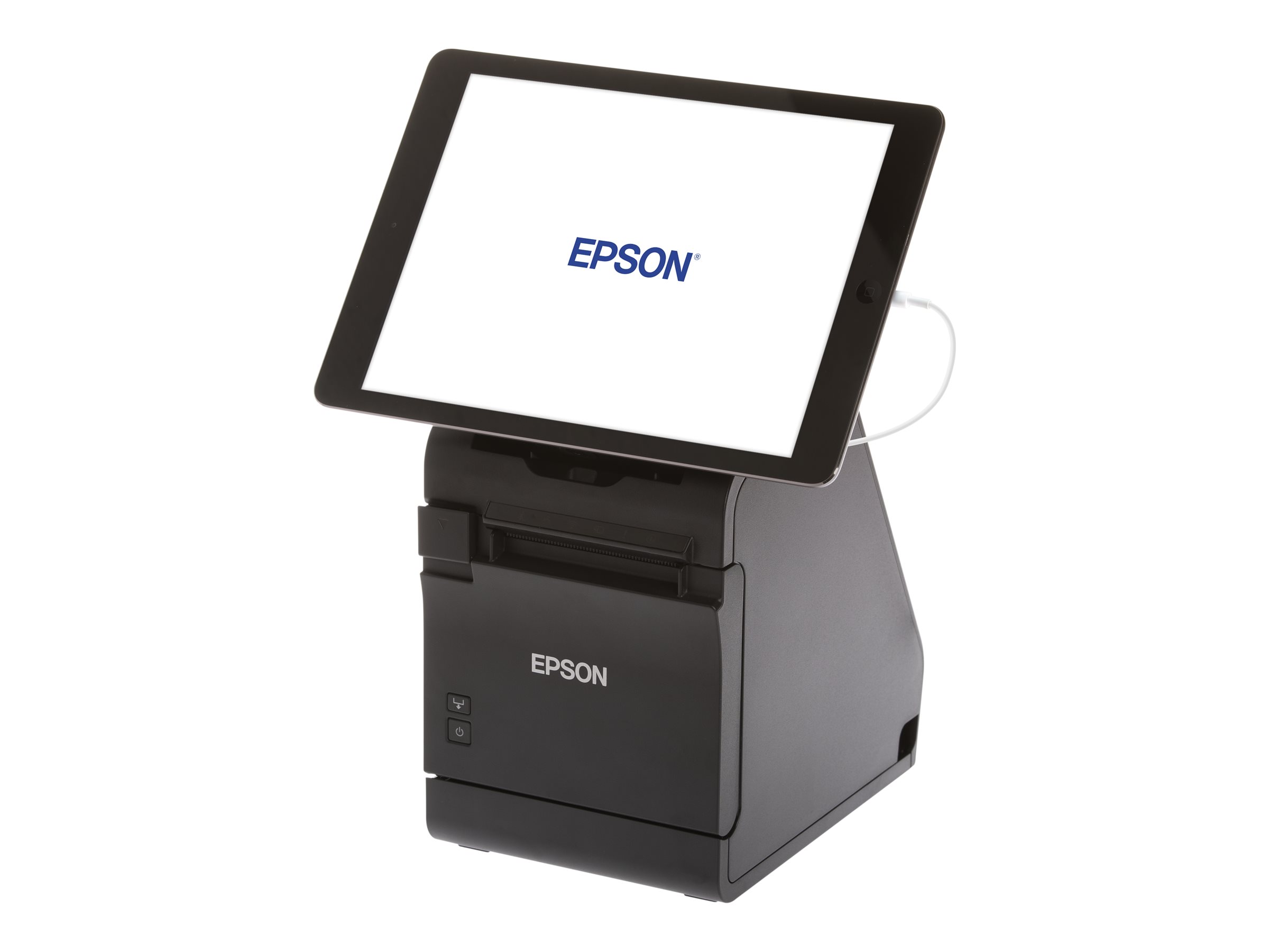 Epson TM-m30II-S (012): USB + Ethernet + Bluetooth + NES + Lightning + SD, Black, PS, EU
