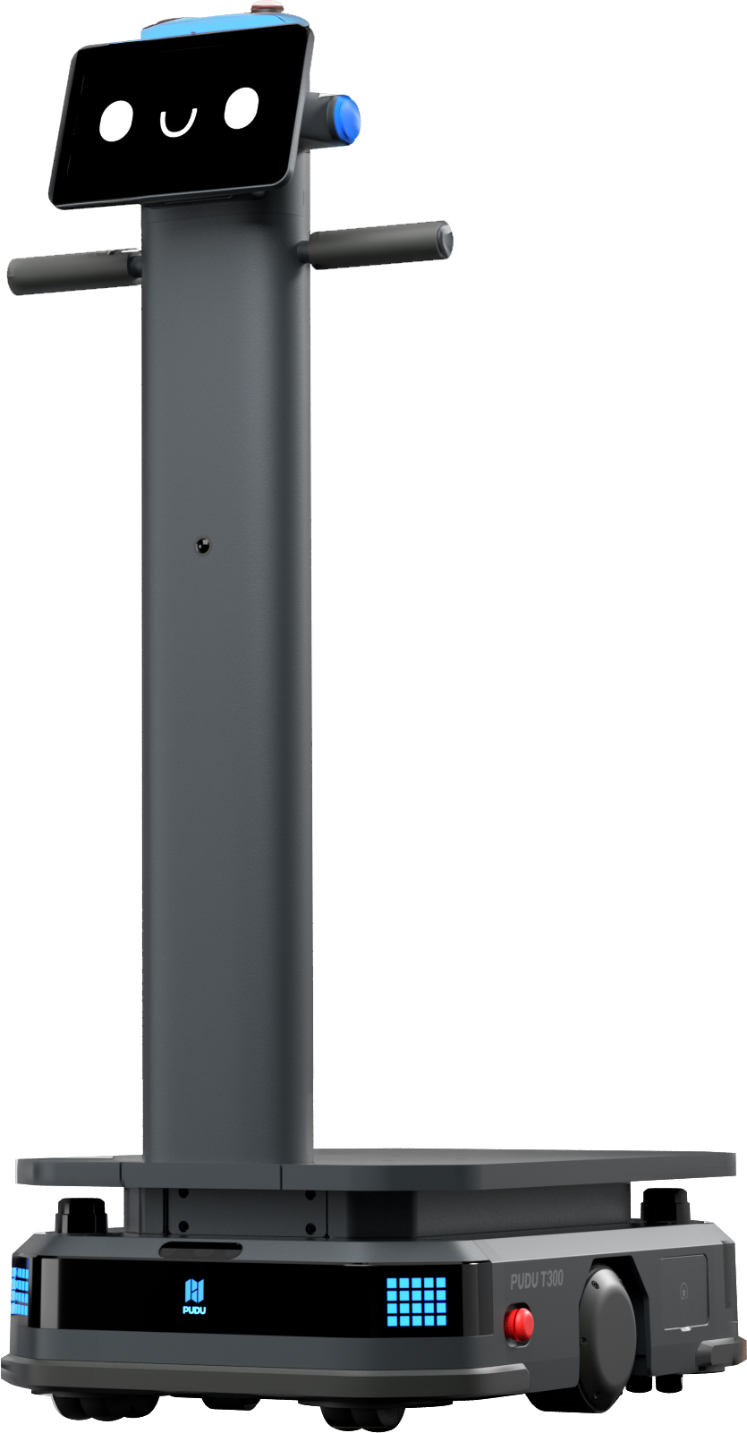 PUDU T300 Transportroboter (Black) – autonomer Lieferroboter mit 300 kg Tragkraft & VSLAM-Navigation