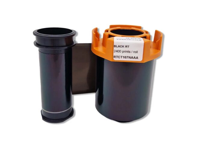 Evolis Farbband Monochrom Schwarz – High Trust, für Agilia, 2400 Drucke