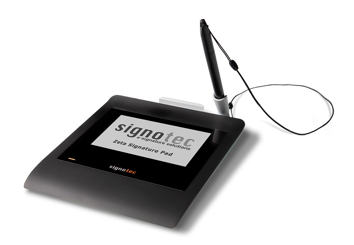 signotec Unterschriftenpad Zeta - 4,5" Monochrom Display