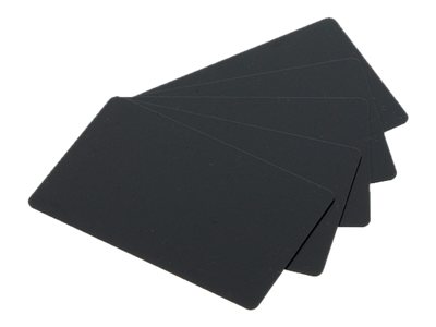 Lebensmittelechte PVC Karten, mattschwarz - Evolis 86 x 54 x 0,76 mm