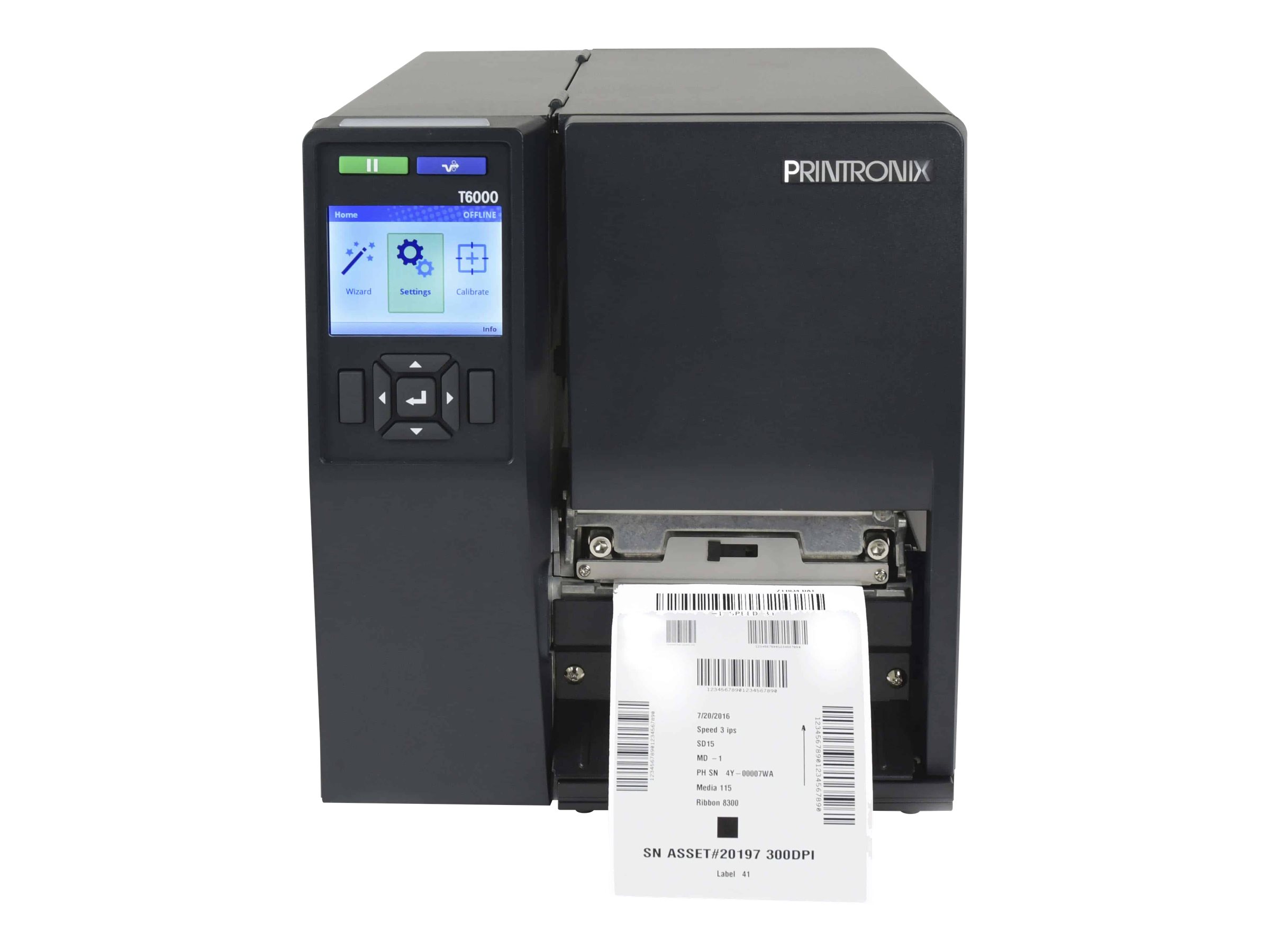 Printronix T6E2X4, 203dpi, USB, RS232, Ethernet