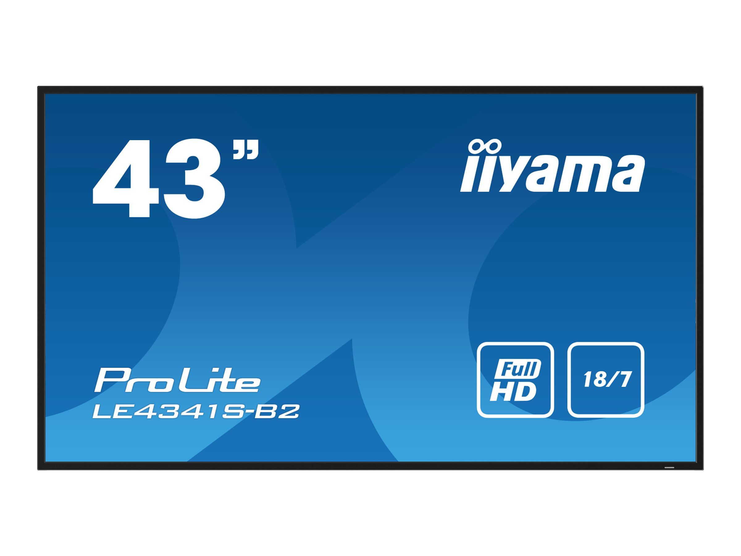 Iiyama ProLite LE4341S-B2 - 109 cm (43") 42.5 Zoll Diagonalklasse-Display