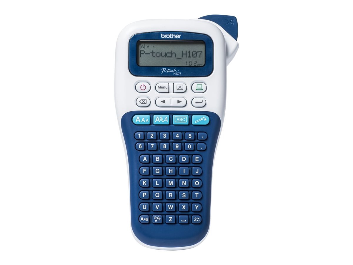 Brother P-Touch PT-H107B - Label maker - b/w - Thermal transfer - Roll (1.2 cm)