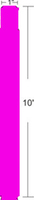 Zebra Z-Band Fun - Pink - 25.4 x 254 mm 350 label(s) 350) Wristband labels