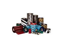 Thermotransferbänder, Zebra, 3400, Wachs/Harz, 156 mm, 450m, Außen, Schwarz