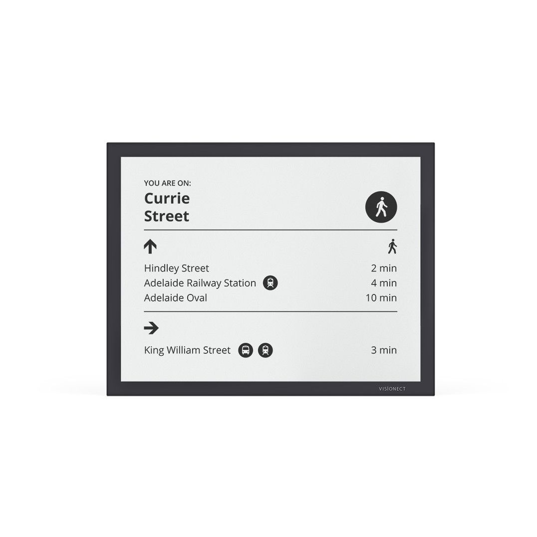 Visionect 13" E-Ink Display - Effizientes Premium Display im edlen Aluminiumgehäuse