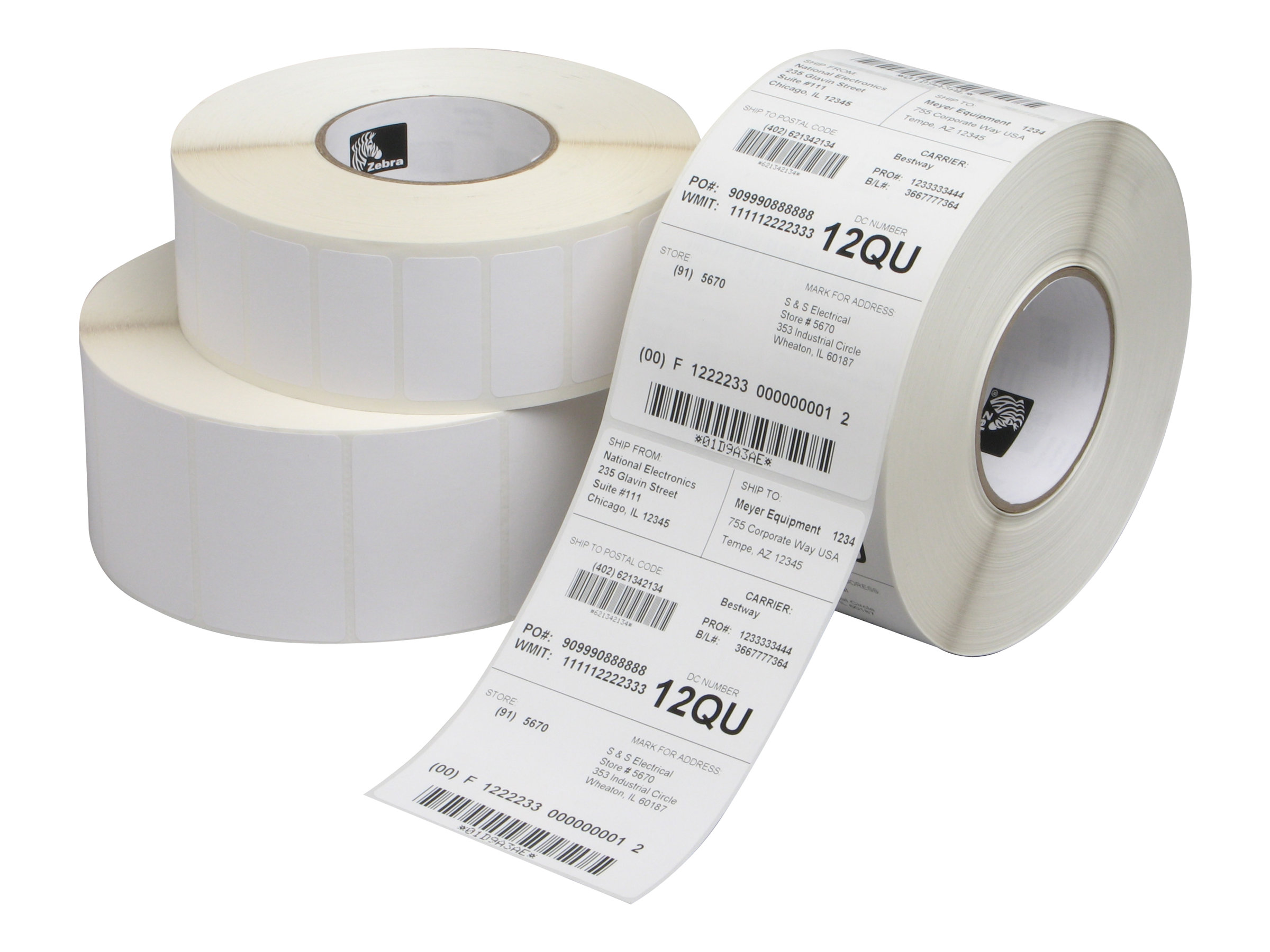 Zebra Z-Perform 1000T - Papier - permanenter Klebstoff - unbeschichtet - 102 x 64 mm 13200 Etikett(en) (12 Rolle(n) Zebra Z-Perform 1000T - Papier - permanenter Klebstoff - unbeschichtet - 102 x 64 mm 13200 Etikett(en) (12 Rolle(n)