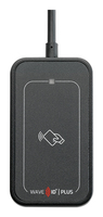RF IDeas WAVE ID Plus Keystroke iClass ID/SE/SEOS Black USB