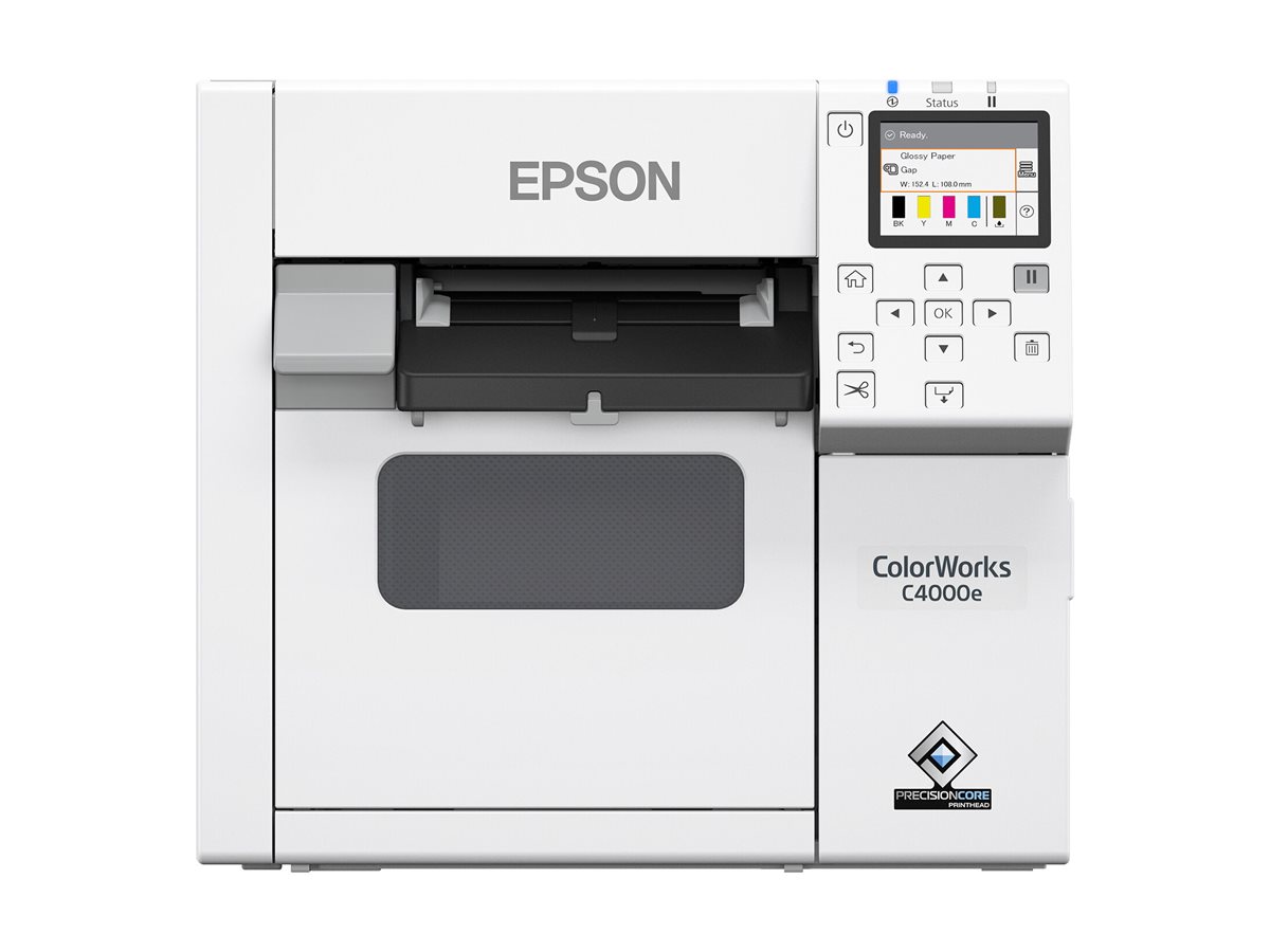 Epson ColorWorks CW-C4000E (BK) - Etikettendrucker - Farbe - Tintenstrahl - Rolle (10,2 cm) Epson ColorWorks CW-C4000E (BK) - Etikettendrucker - Farbe - Tintenstrahl - Rolle (10,2 cm)