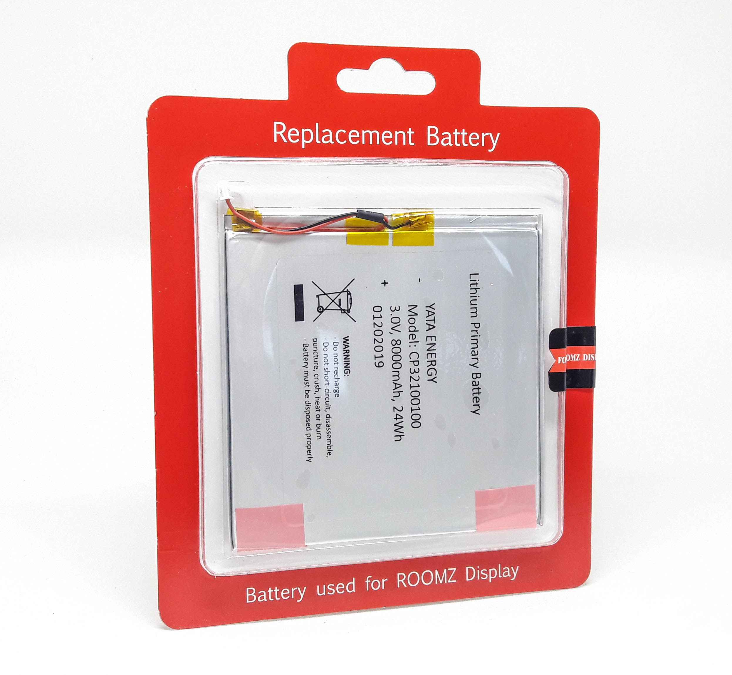 Roomz Display Ersatzbatterie Roomz Display Ersatzbatterie