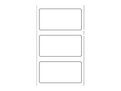 Zebra Z-Perform 1000T - Paper - matte - permanent acrylic adhesive - uncoated - 130 microns - white - 25.4 x 12.7 mm 54,000 labels (12 rolls)