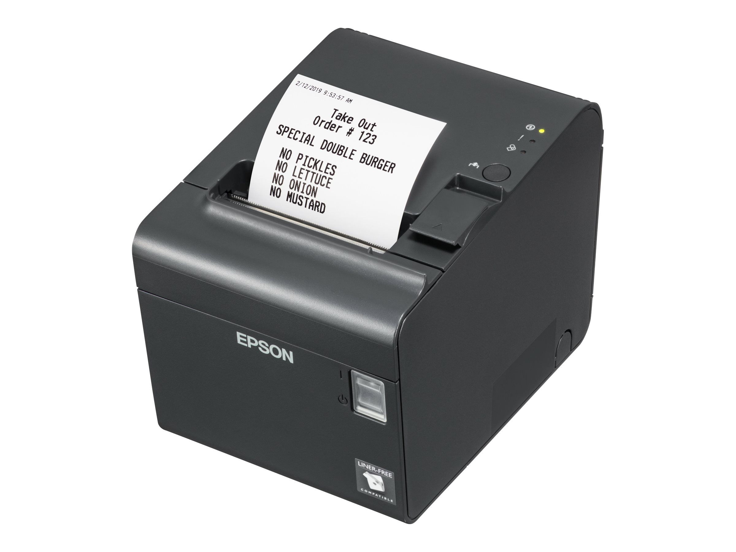Epson TM-L90/TM-L90LF, 203dpi, linerless, USB, RS232, schwarz Epson TM-L90/TM-L90LF, 203dpi, linerless, USB, RS232, schwarz