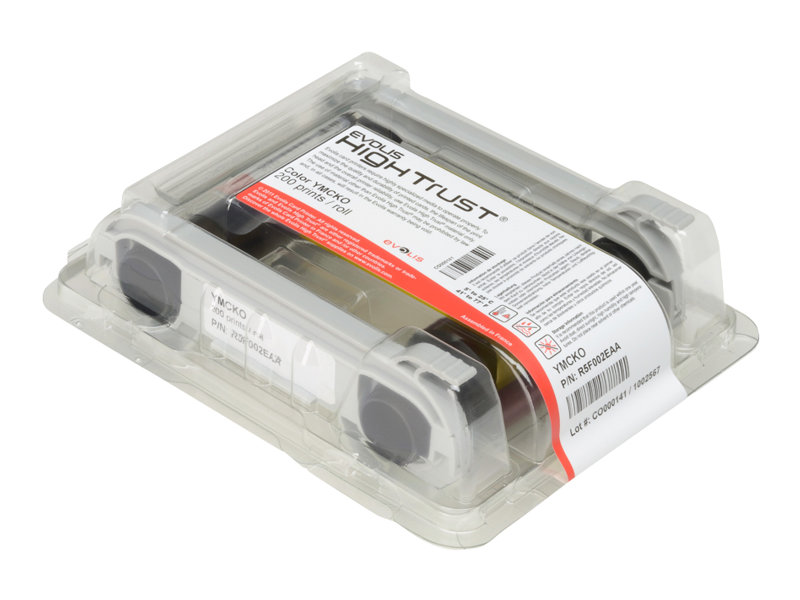 Evolis Farbband YMCKO, 200 Seiten, für Primacy 1, Zenius