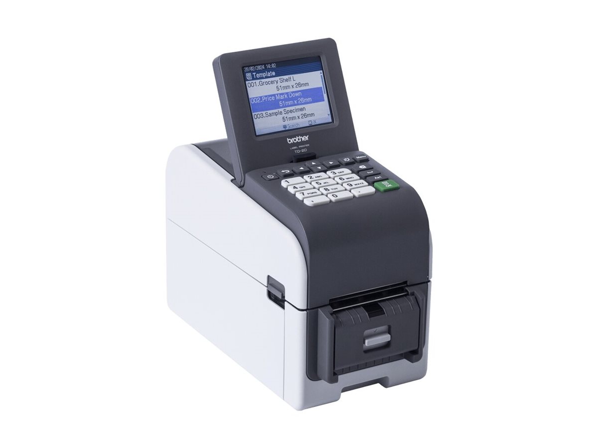 Brother TD-2320DSA203 - label/receipt printer - b/w - direct thermal - roll (6.3 cm)