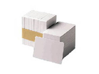 PVC cards white, with LoCo magnetic strip 86 x 54 x 0.76 mm