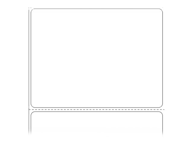Zebra Z-Perform 1000T - Paper - matte - permanent acrylic adhesive - uncoated - perforated - 130 microns - white - 101.6 x 76.2 mm 2005 label(s) (1 roll(s))