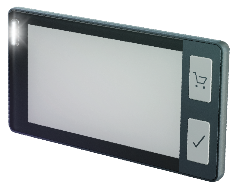 sepioo Label D2.6 with 2 buttons Frame colour anthracite