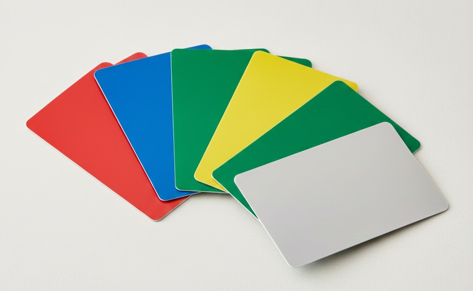 Zebra Premier Karte, PVC, verschiedene Farben - 85.6 x 54 mm - 1 Pack mit 500 Stück