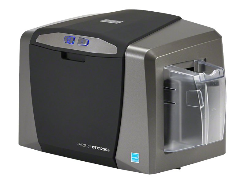 HID Fargo DTC 1250E - Plastic card printer - Color - Thermal sublimation/thermal resin - CR-80 Card (3.37 x 2.13 inches)