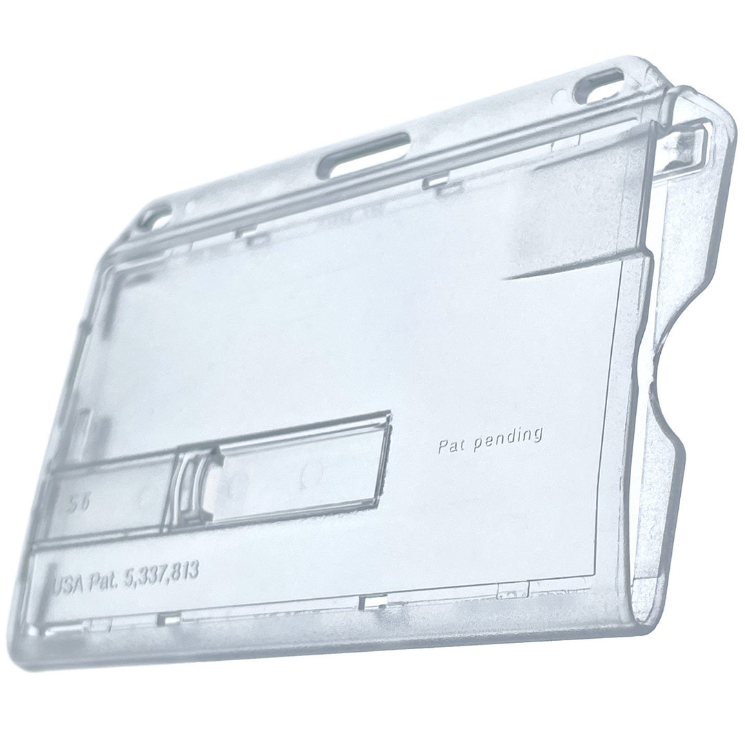 Kartenhalter mit Schieber Farbe: Transparent