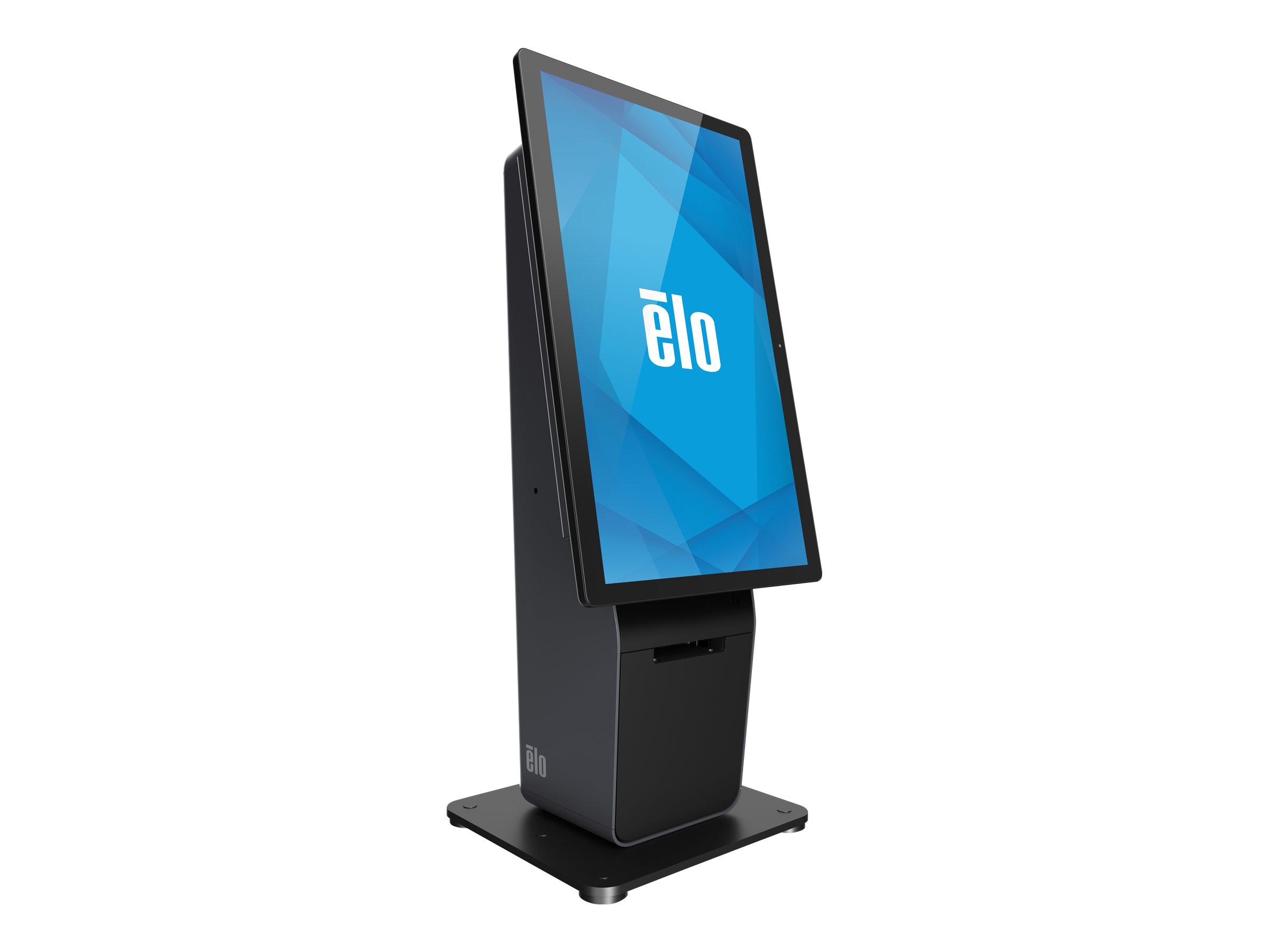 Elo Touch Solutions Elo Wallaby Pro Self-Service Countertop Stand - Installation - for POS Terminal - Black/Silver (22"-27")