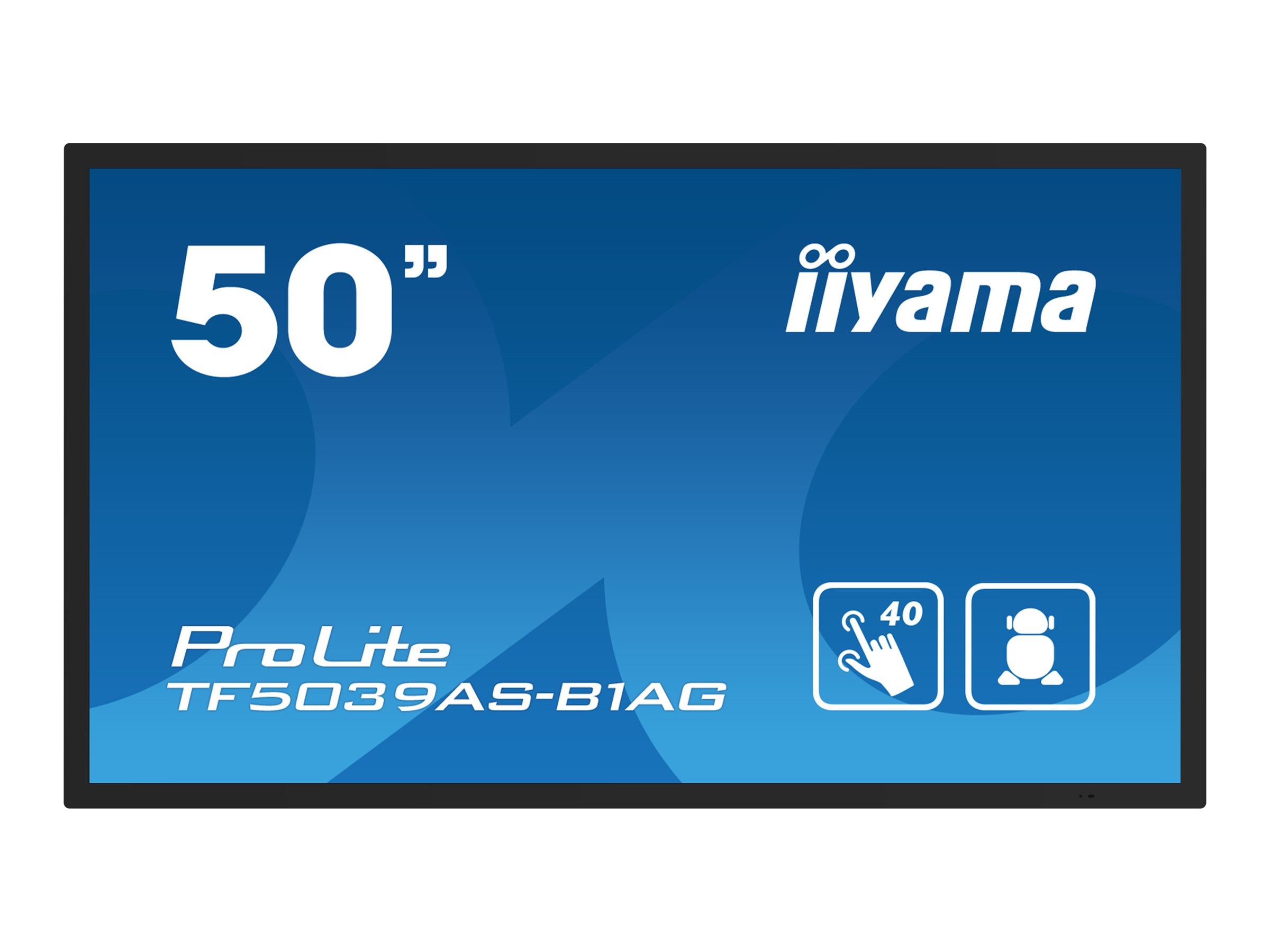 Iiyama ProLite TF5039AS-B1AG - 50 Zoll Display Diagonalklasse (125.7 cm (49.5")
