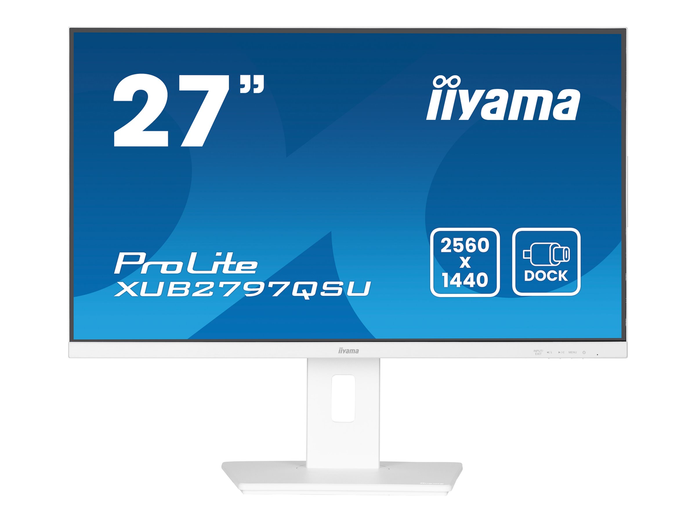 iiyama ProLite XUB2797QSU-W2, 68,6cm (27''), USB, Kit (USB), weiß