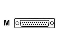 Datalogic Serial Cable - DB-25 (M) - 3 m - Coiled