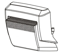 Zebra cutting device for printer labels