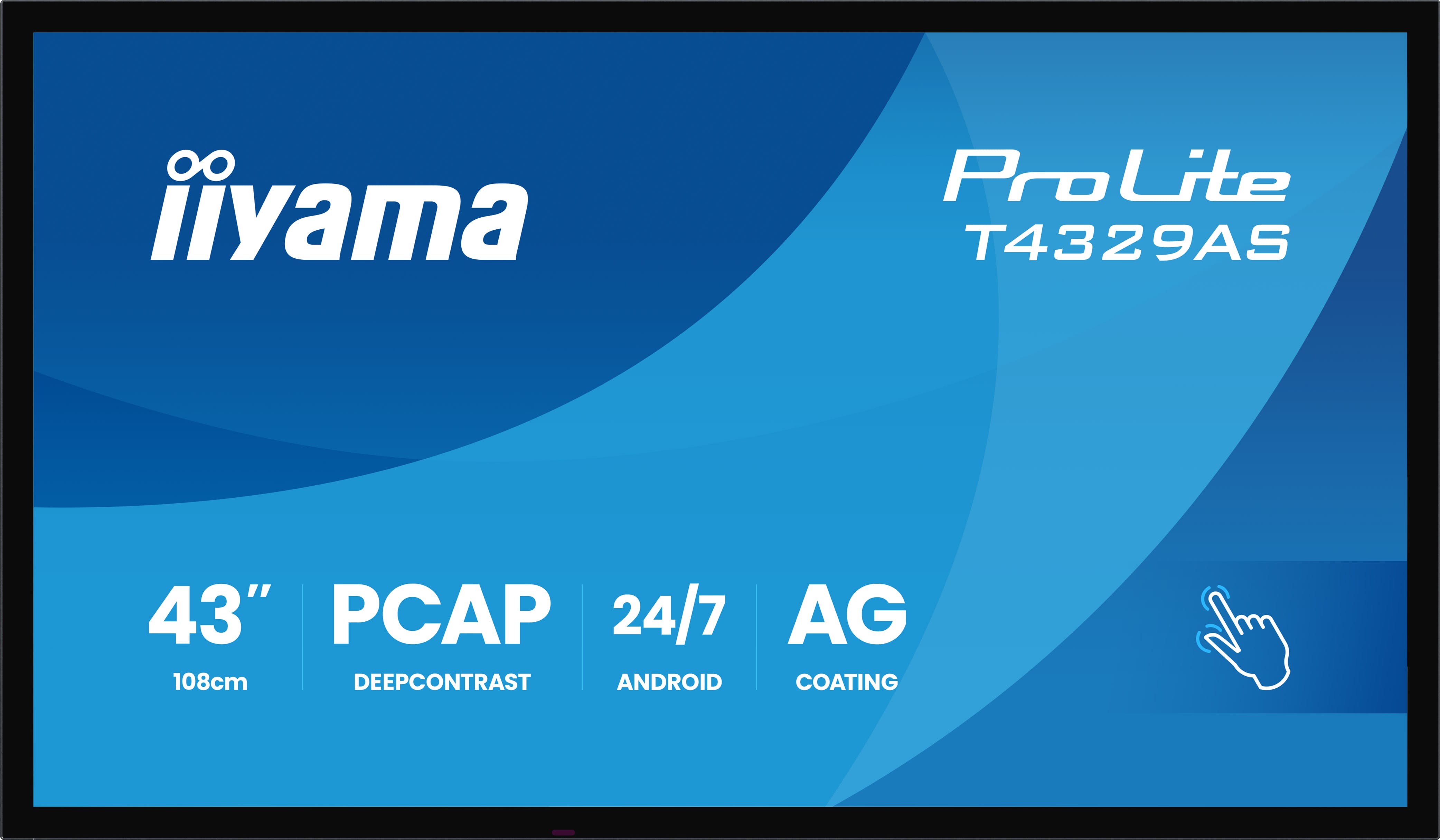 Iiyama ProLite T4329AS-B1AG 43" 4K Touchdisplay mit Android