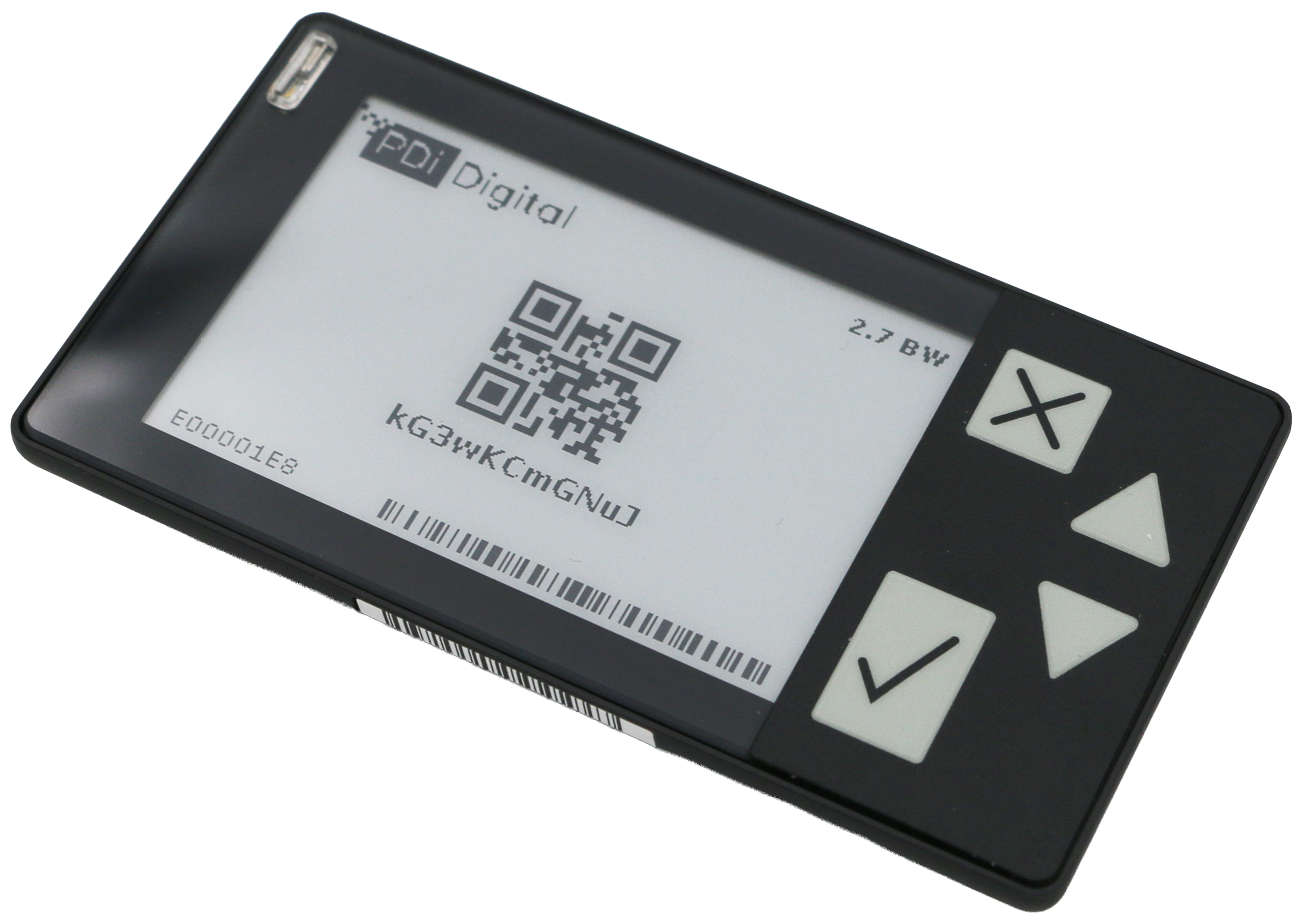 sepioo Label D2.7B with 4 buttons Frame colour anthracite