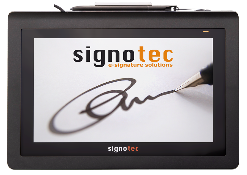 Signotec Unterschriftenpad Delta mit Farbdisplay - USB Signotec Unterschriftenpad Delta mit Farbdisplay - USB