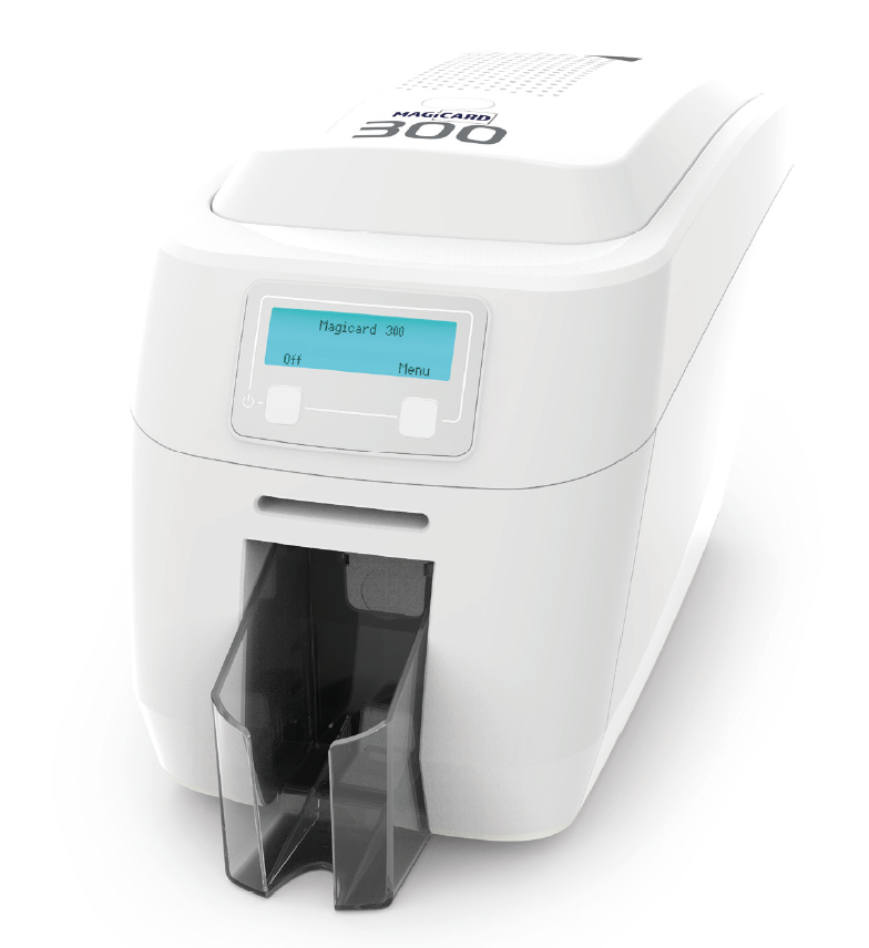 Magicard 300 DUO Kartendrucker – beidseitig, 300 dpi, USB/Ethernet, Re-Write & Sicherheitsfunktionen