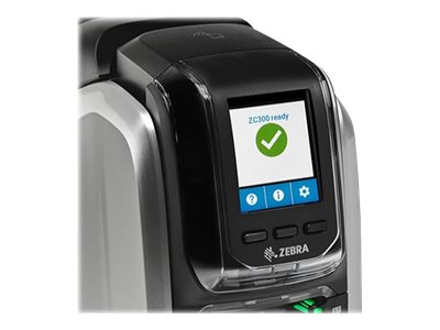 Zebra ZC300 – Einseitiger Farbkartendrucker mit Magnetstreifenkodierer, Thermosublimation, CR-80 (85,6 × 54 mm)