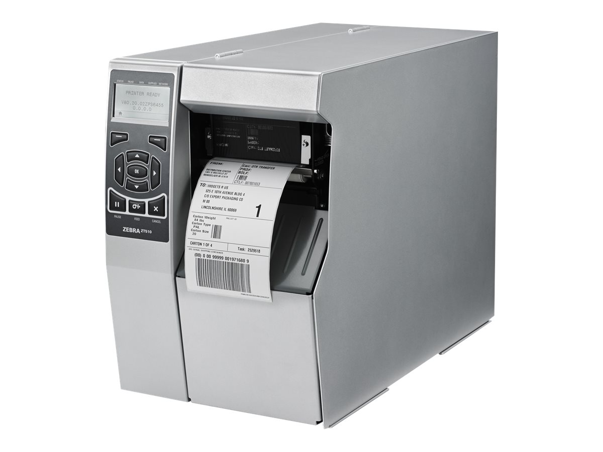 Zebra ZT510 - label printer - direct thermal / thermal transfer - roll (11.4 cm)