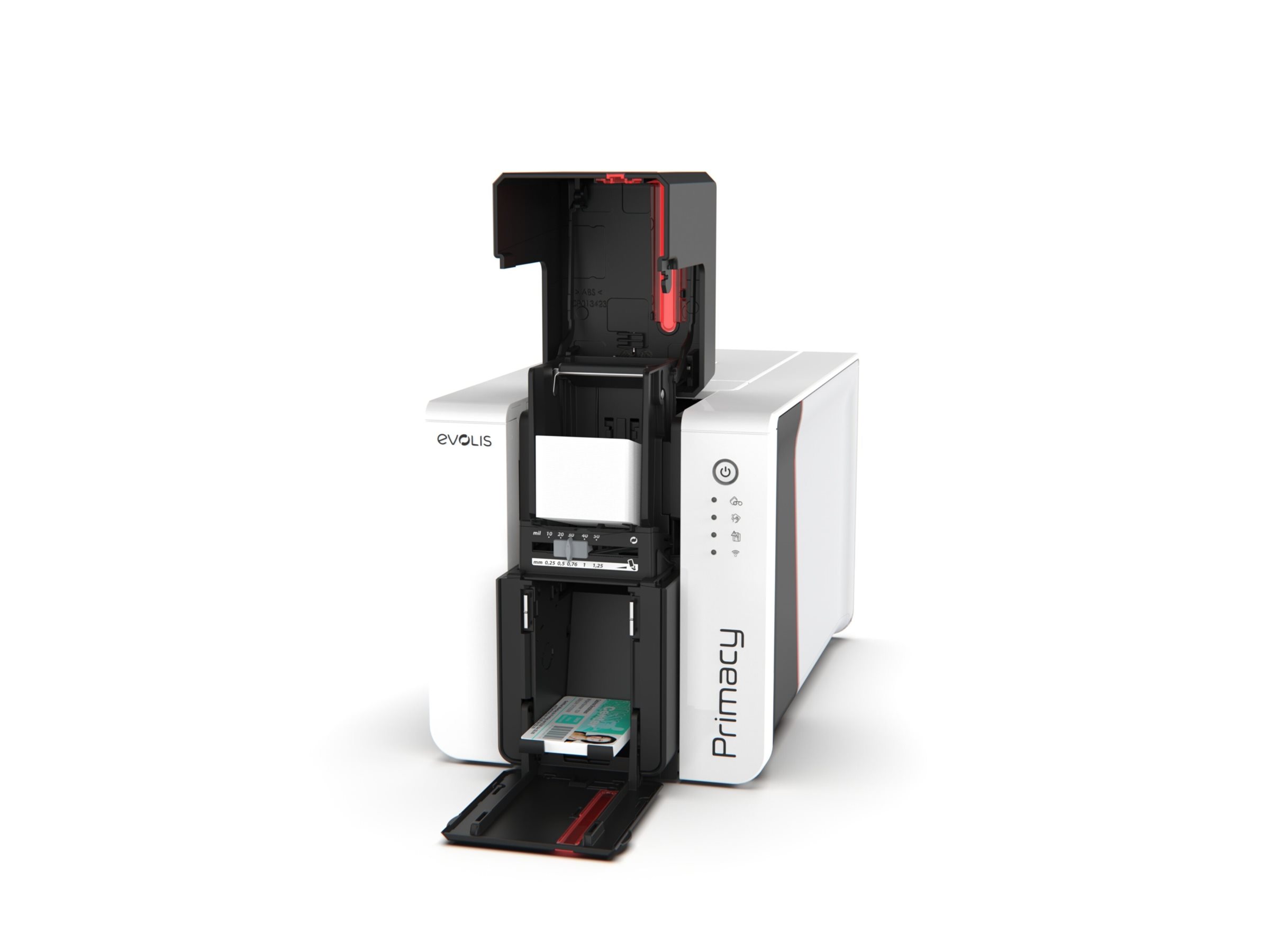 Evolis Primacy 2 Simplex Expert Smart & Contactless - Plastikkartendrucker - Farbe - Farbsublimation/Thermoharz wiederbeschreibbar - CR-80 Card (85.6 x 54 mm)