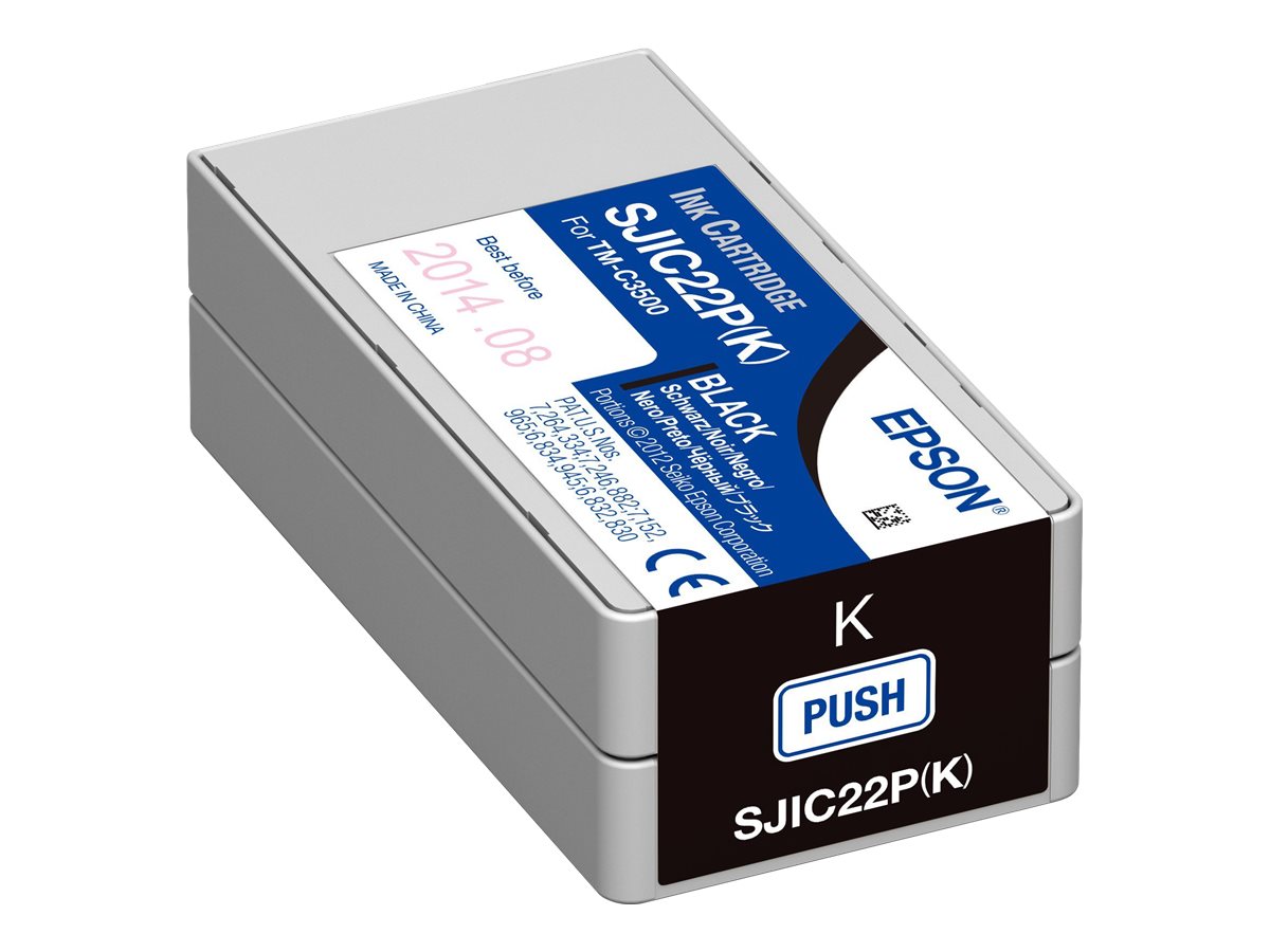 Epson SJIC22P(K) - Schwarz - original - Tintenpatrone Epson SJIC22P(K) - Schwarz - original - Tintenpatrone