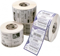 Zebra Z-Select 2000T - Matt - permanenter Acrylklebstoff - beschichtet - 6,3 mil - weiß - 101.6 x 127 mm 4608 Etikett(en) (4 Rolle(n)