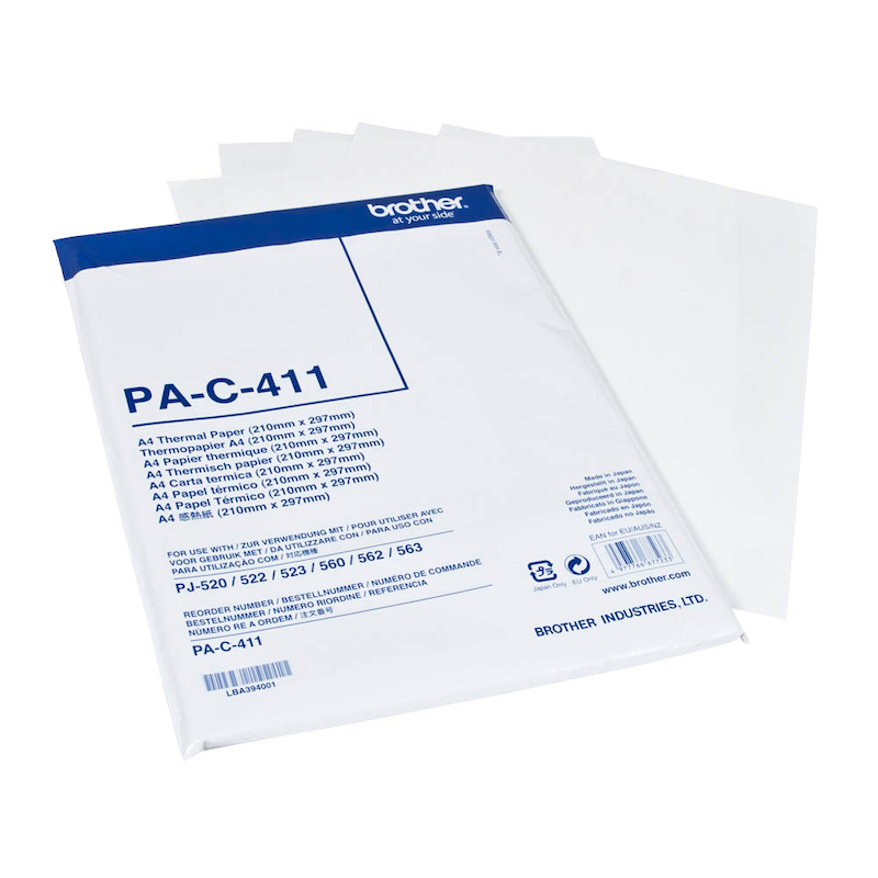 Brother Thermopapier PA-C-411 (PAC411), DIN A4, 100 Blatt