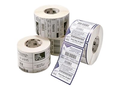 Zebra Polyester - permanent adhesive - coated - white - 60 x 40 mm 1992 label(s) (15 roll(s))