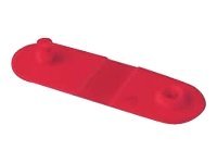 Zebra Bracelet Clips - Red (Pack of 275)