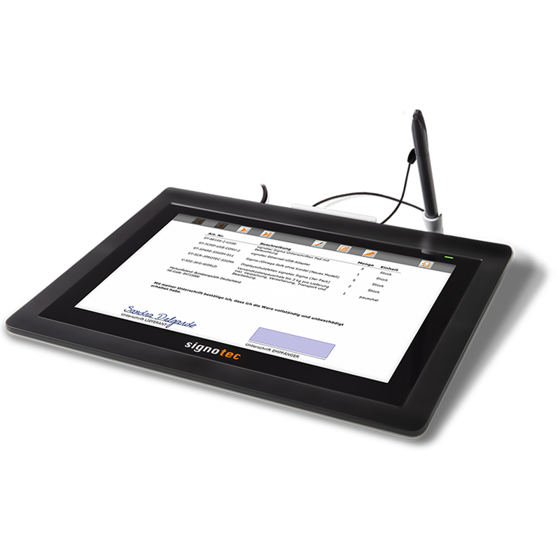 Signotec Unterschriftenpad Delta mit Farbdisplay