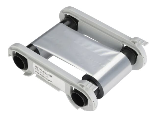 Evolis metallic silver ribbon, 1000 prints – RCT217NAAA