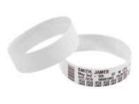 Zebra Z-Band Direct Short Range - White - 25.4 x 279.4 mm 525 pcs (3 roll(s))