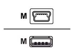 Zebra USB-Kabel - mini-USB Typ B (M) zu USB (M)