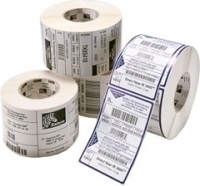 Zebra Z-Ultimate 3000T - Polyester - glossy - permanent acrylic adhesive - silver - 32 x 70 mm 33920 label(s) (8 roll(s))