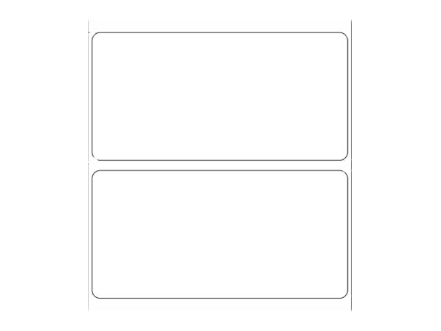 Zebra Z-Perform 1000D - Paper - Silky - Permanent acrylic adhesive - Uncoated - 6.2 mil - White - 100 x 50 mm 1410 label(s) (1 roll(s))