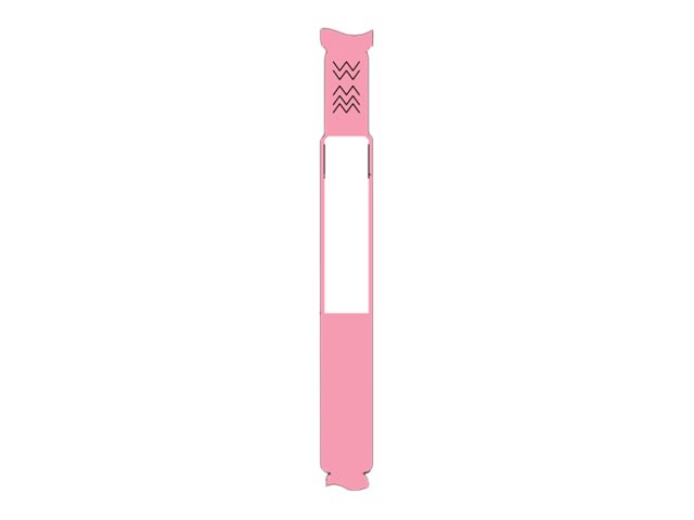 Zebra Z-Band UltraSoft - Plastic - Ultra-soft - Permanent adhesive - Coated - Pink - 19.05 x 152.4 mm 303 label(s) (1 roll(s))